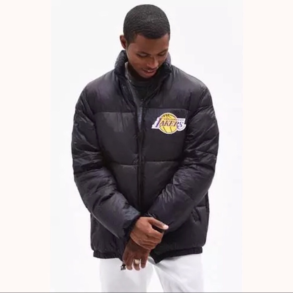 STARTER LOS ANGELES LAKERS Mens Puffer Jacket - Picture 2 of 8